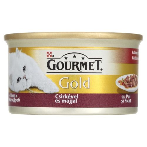 Gourmet Gold Szószban Csirke+Szív+Máj 85g