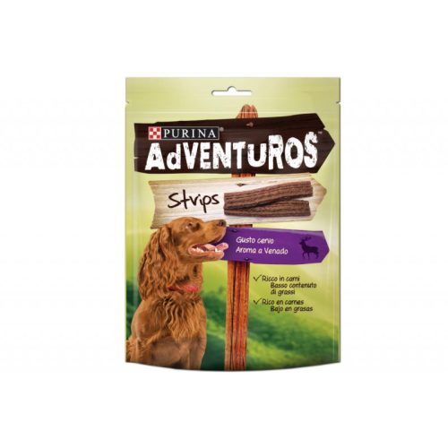 Adventuros Strips Szarvas, Vad ízű 90g