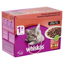   Whiskas alutasak 12-pack klasszikus mártásban 12x85g Multipack