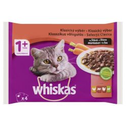   Whiskas alutasak 4-pack Marha-Csirke  mártásban  4x85g Multipack