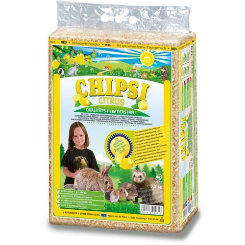 Chipsi Forgács Citrus 60l, 3,2kg