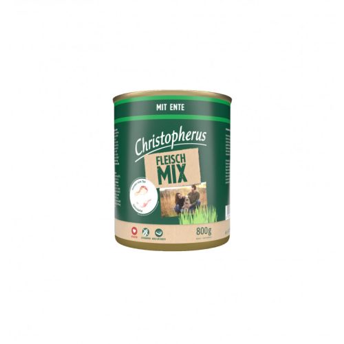 Christopherus Dog konzerv meat mix kacsa 800g