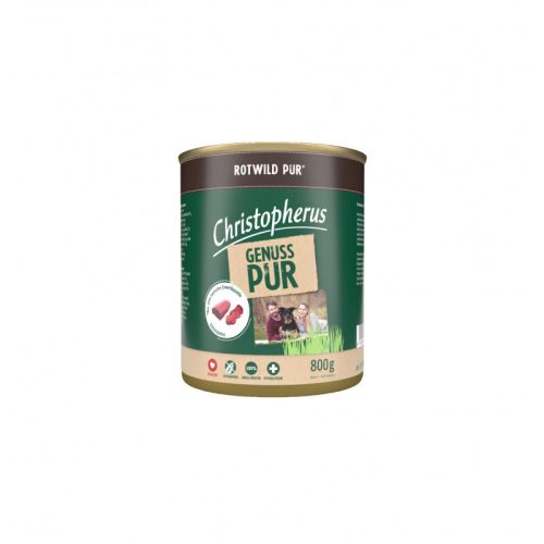 Christopherus Dog konzerv pure vadhús 800g