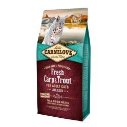   Carnilove Fresh Adult Cat Carp & Trout Sterilised - Ponty és Pisztráng Hússal 6kg