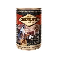   Carnilove Adult Lamb & Wild Boar Can - Bárány és Vaddisznó Hússal konzerv 400g