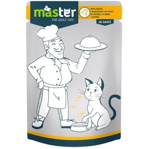 Master Alutasakos Macskaeledel Csirke 80g