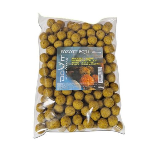 Dovit Főzött Bojli 20Mm 1000G - Ananász-Vajsav 1kg