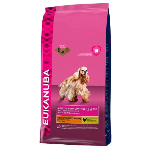 Eukanuba Adult Medium Breed Weight Control kutyatáp 15kg