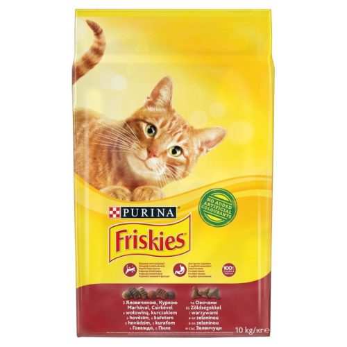 Friskies Száraz Macska Hús+Csirke+Zöldség 10kg