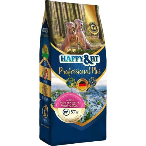 Happy&Fit Professional Plus Adult Mini Sensitive Lamb & Rice 18kg