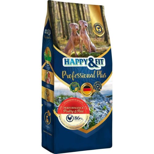 Happy&Fit Professional Plus Performance Poultry & Rice 18kg