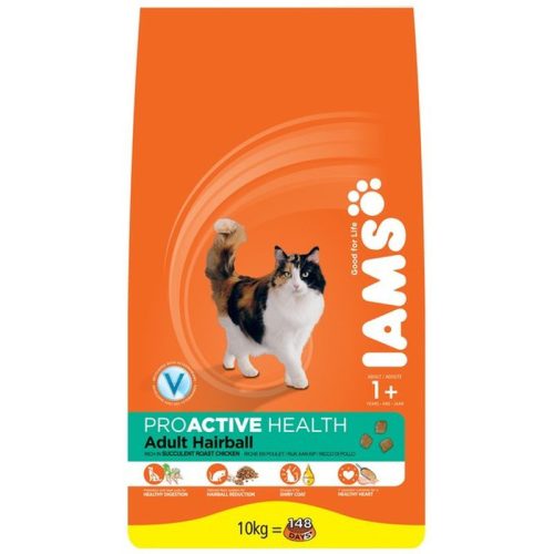 Iams Cat Adult Hairball Chicken macskatáp 10kg