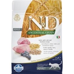   N&D Cat Ancestral Grain bárány, tönköly, zab & áfonya adult 300g