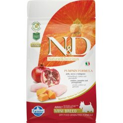   N&D Dog Grain Free csirke & gránátalma sütőtökkel adult mini 800gr