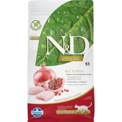   N&D Cat Prime csirke & gránátalma adult ivartalanított 1,5kg