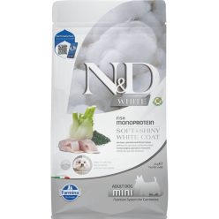   N&D White Dog tengeri sügér, spirulina & édeskömény adult mini 2kg