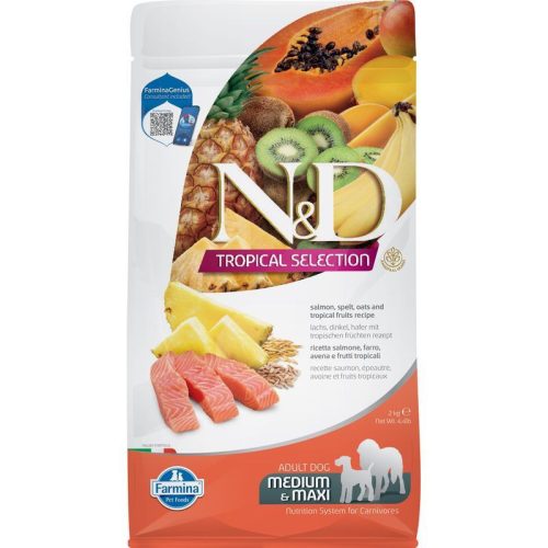 N&D Tropical Selection Dog Salmon Adult medium & maxi 2kg