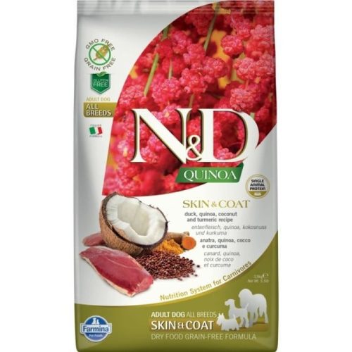 N&D Quinoa Dog Skin & coat kacsa 2,5kg