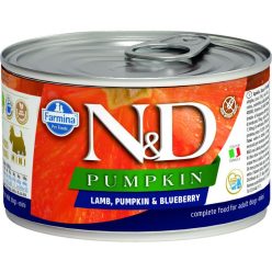   N&D Pumpkin Dog konzerv bárány & áfonya sütőtökkel adult mini 140gr