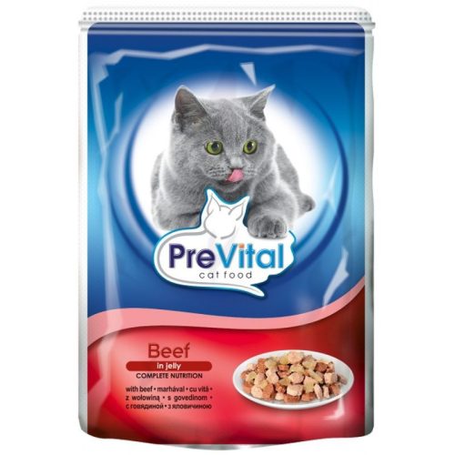 Prevital Alutasak Macska Zselés Marha 100gr