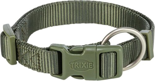 Trixie Nyakörv Premium XXS-XS: 15-25 cm/10 mm, Oliva zöld