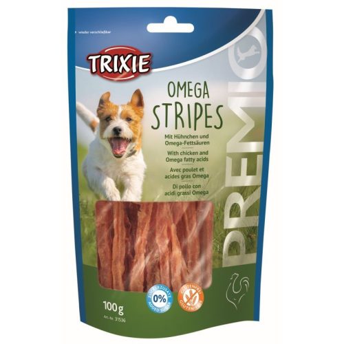 Trixie Jutalomfalat Premio Omega Stripes Csirkés 100gr