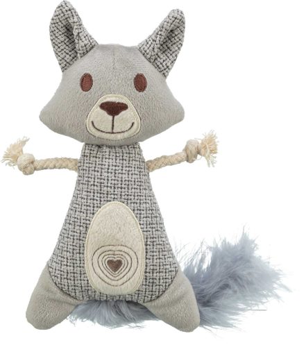 Trixie Játék Mosómedve XXL, Plüss/Textil/Toll, Macsakmentával, 20cm/30cm