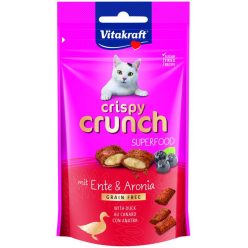   Vitakraft Crispy Crunch Macska Jutalomfalat Superfood Kacsa & Feketeberkenye 60g