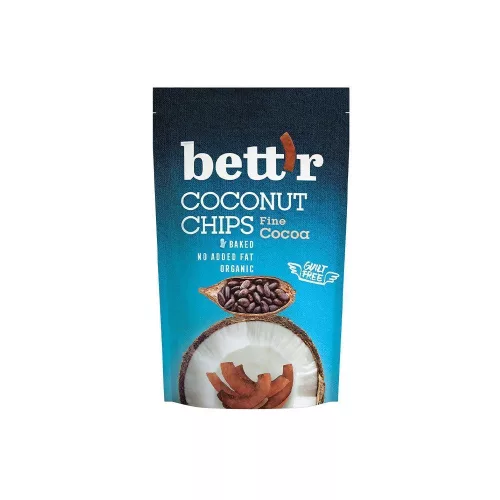 Bett r Kókuszchips kakaós - bio - 70g