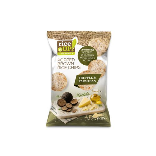 Rice Up Barna rizs chips szarvasgombás-parmezán60g