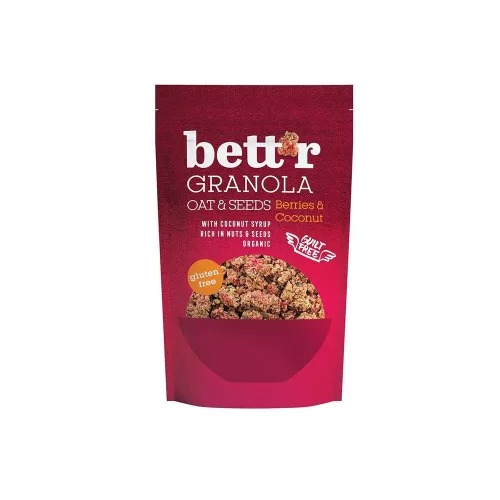Bett r Bogyós és kókuszos granola - bio - 300g