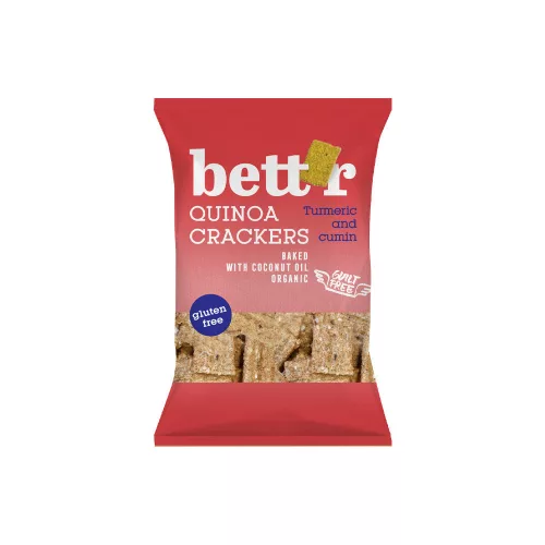 Bett r Quinoa kréker kurkuma&kömény - bio - 100g
