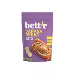 Bett r Banánkenyér keverék gluténmentes - bio - 300g