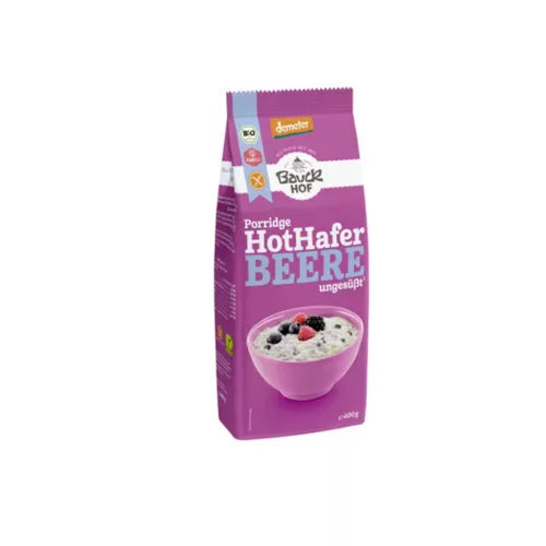 Bauck Hof Bogyós gyümölcsös meleg zabkása gluténmentes - bio - 400g
