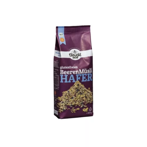 Bauck Hof Bogyós gyümölcsös zabmüzli - bio - 425g
