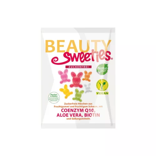Beauty Sweeties Gumicukor nyuszik cukormentes, vegán - 125 g