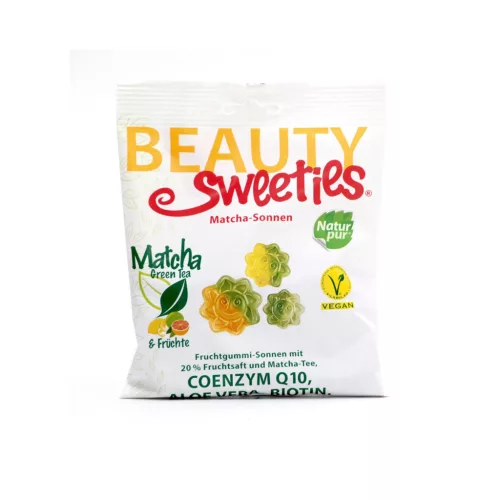 Beauty Sweeties Matcha napocskák gumicukor vegán, gluténmentes - 125 g