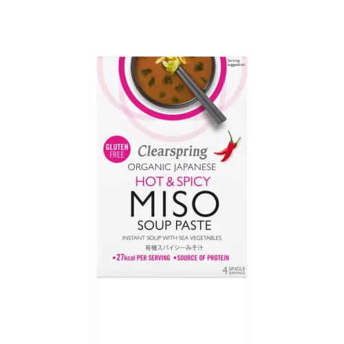 Clearspring HOT Miso Soup Paste Tengeri Zöldségekkel - bio - 60g