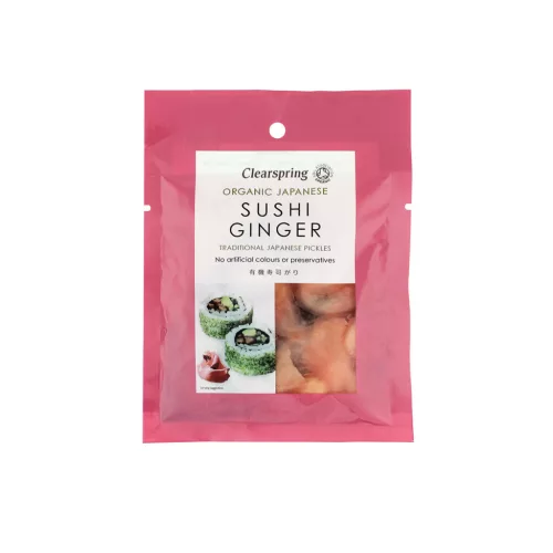 Clearspring Sushi Gyömbér Savanyúság Japán - bio - 50g