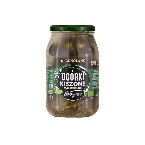 Runoland Kovászos uborka - bio - 820g