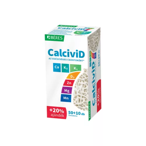 Béres Béres Calcivid7 filmtabletta 50+10 db