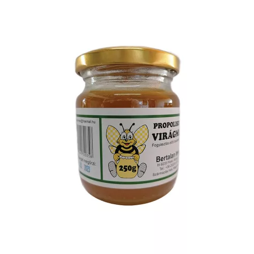Bertalan Propoliszos virágméz - 250g