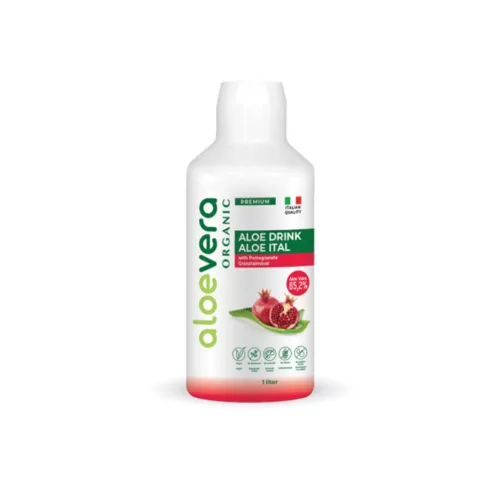 Aloe Vera Organic Gránátalma Aloe vera prémium ital gránátalmával - 1000ml