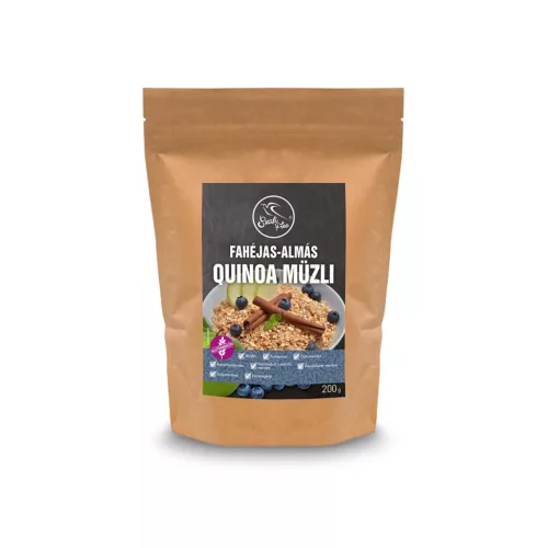 Szafi Szafi Free fahéjas-almás quinoa müzli  - gluténmentes - 200g