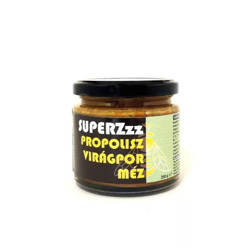 Superzzz Propolisz, virágpor, méz - 250g
