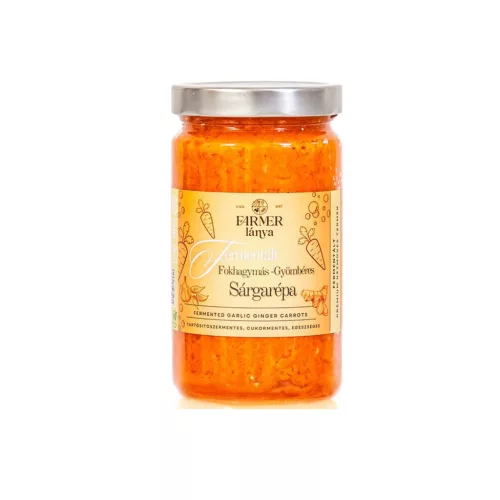 FarmerLánya Fermentált Fokhagymás Gyömbéres Sárgarépa - 720ml