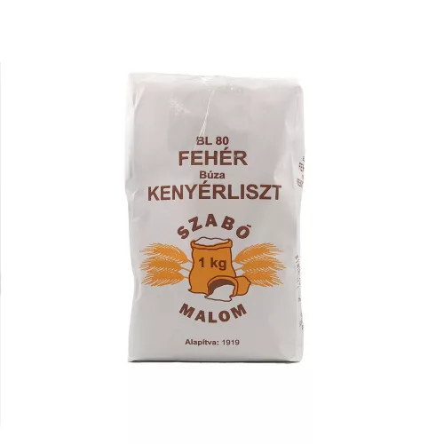 Szabó Malom Fehér búzakenyérliszt BL80 - 1kg