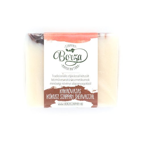 Borza Kakaóvajas Kókusz szappan Sheavajjal - 100g