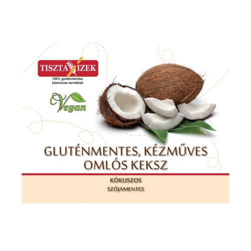 Tiszta Ízek Kókuszos keksz - 180g