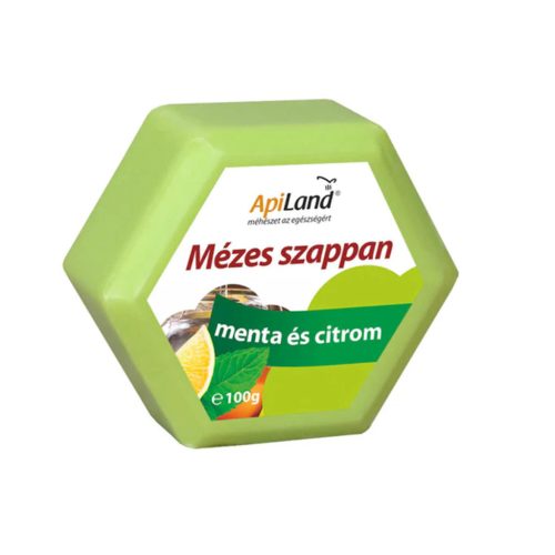 Apiland Méz menta és citrom szappan - 100g